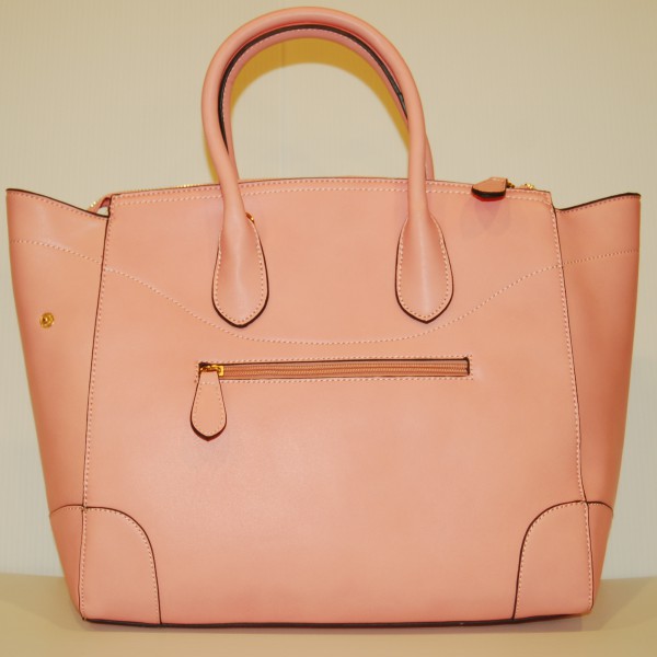 light pink tote purse