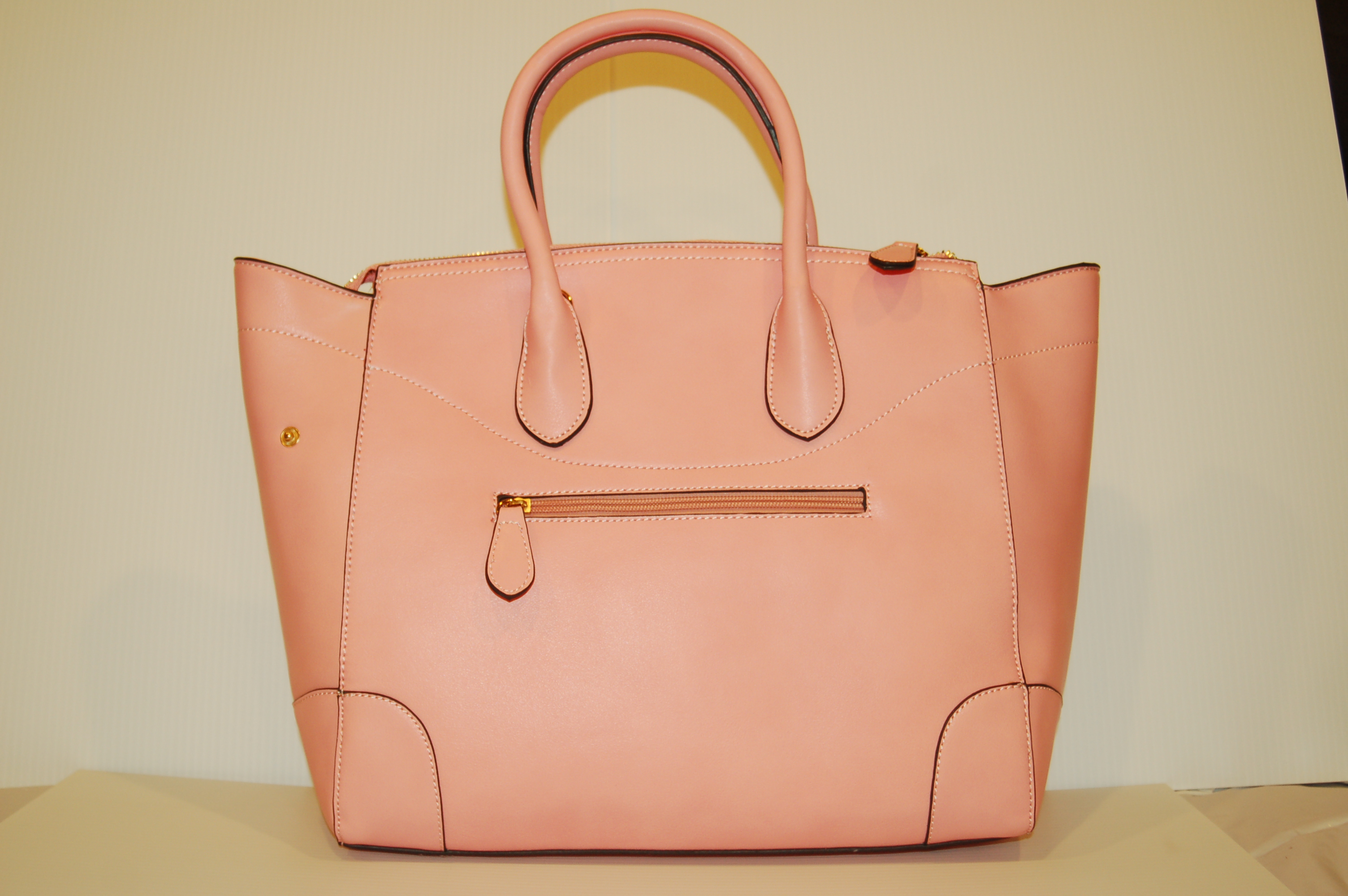 light pink tote purse